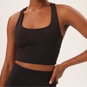 Girlfriend Collective Black Paloma Racerback Bra